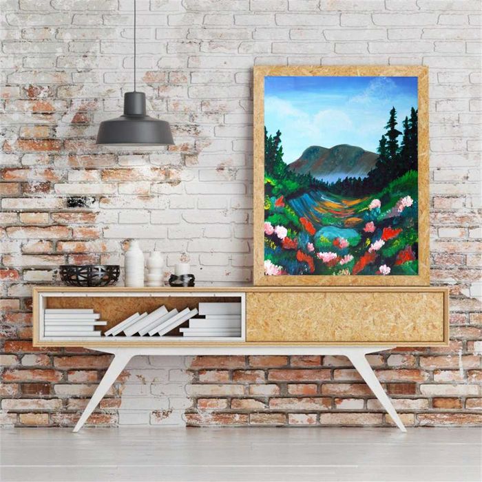 Dolina Kwitnąca, obraz 60x50x2 cm