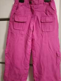 Spodnie materiałowe rozowe