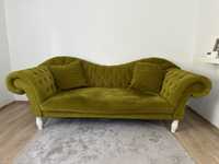 Sofa Winchester Glamour kolor Oliwkowy