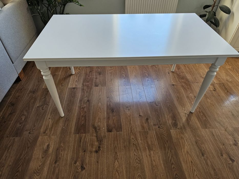 Stół rozkładany biały Ingatorp IKEA