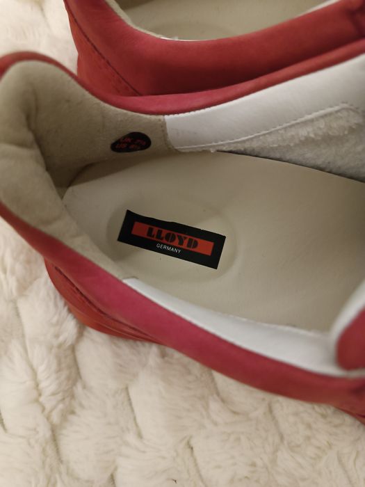 Sneakersy LLOYD -Aspen- Red/off white