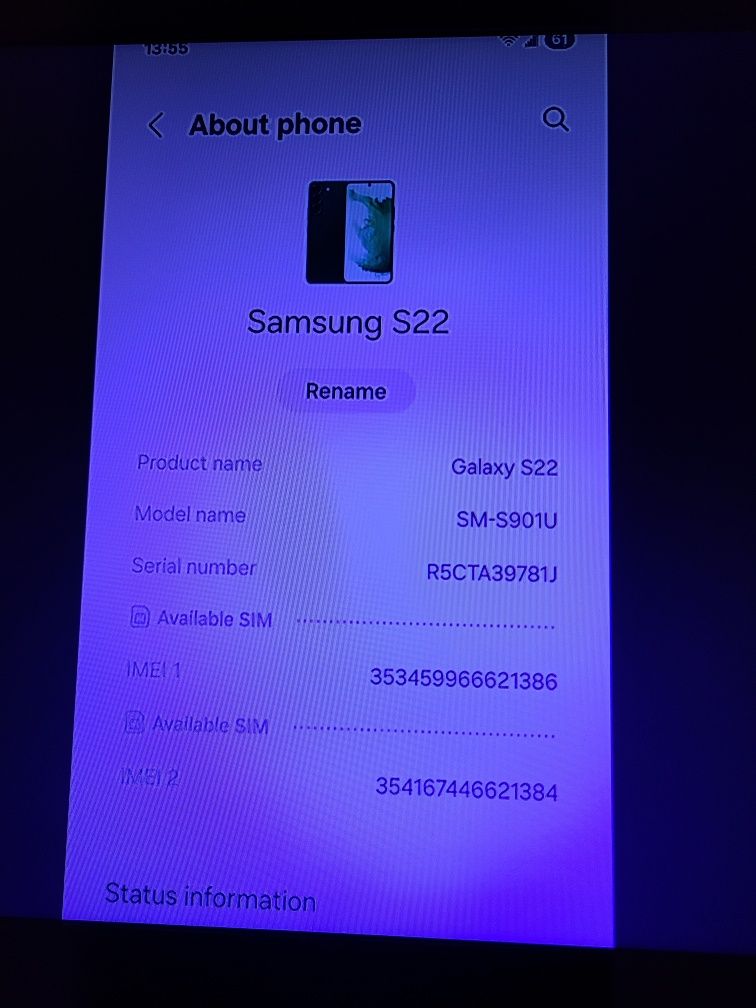 Samsung S22 8/128