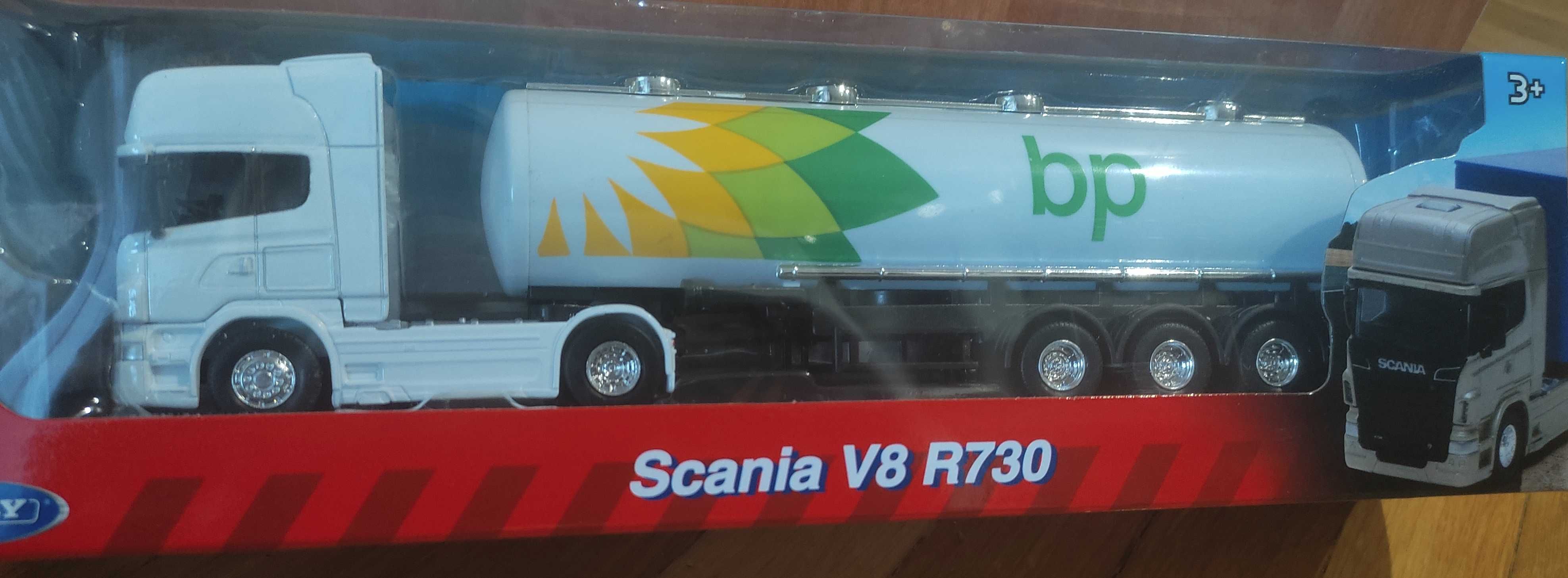 WELLY ciężarówka scania cysterna BP 164 SAMOCHÓD