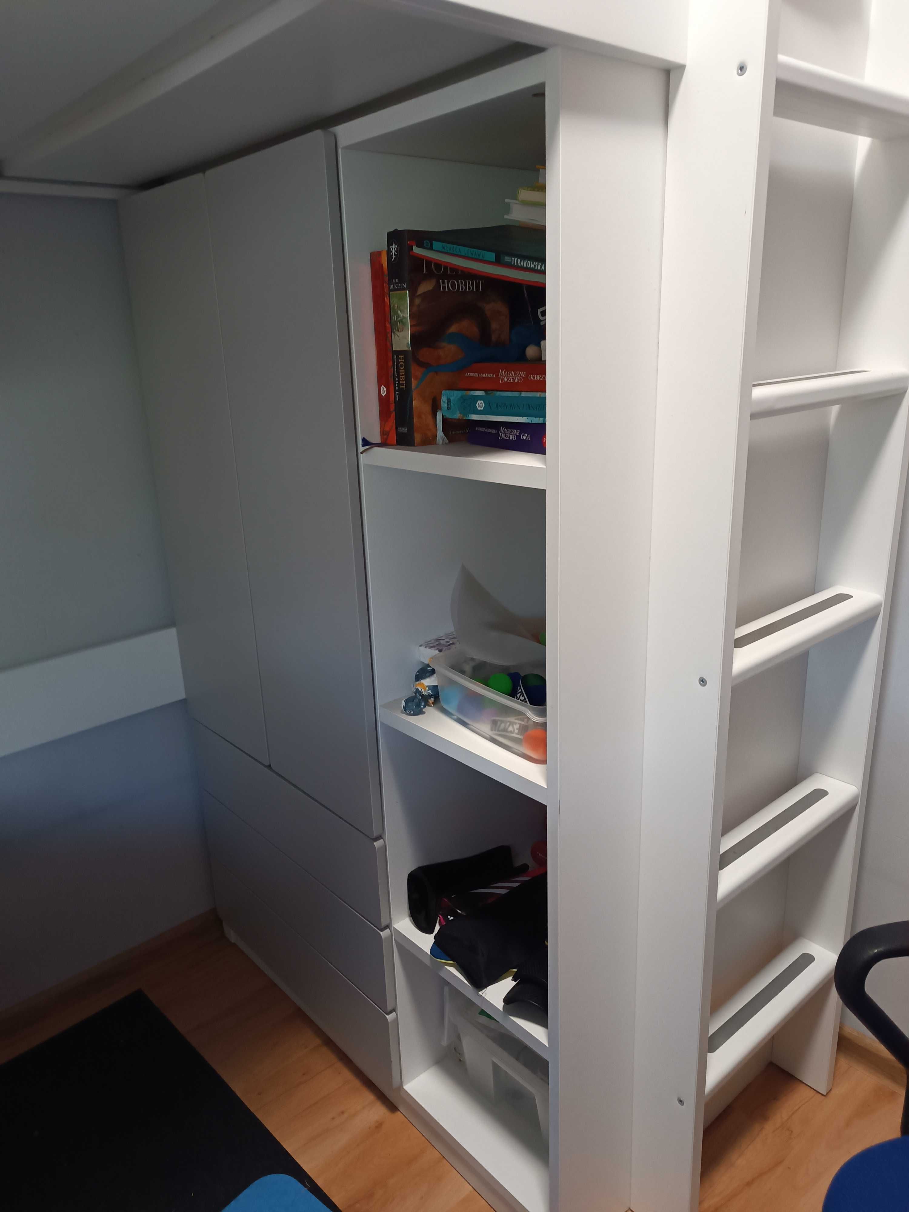 Zestaw Ikea Smastad łóżko/biurko/szafa