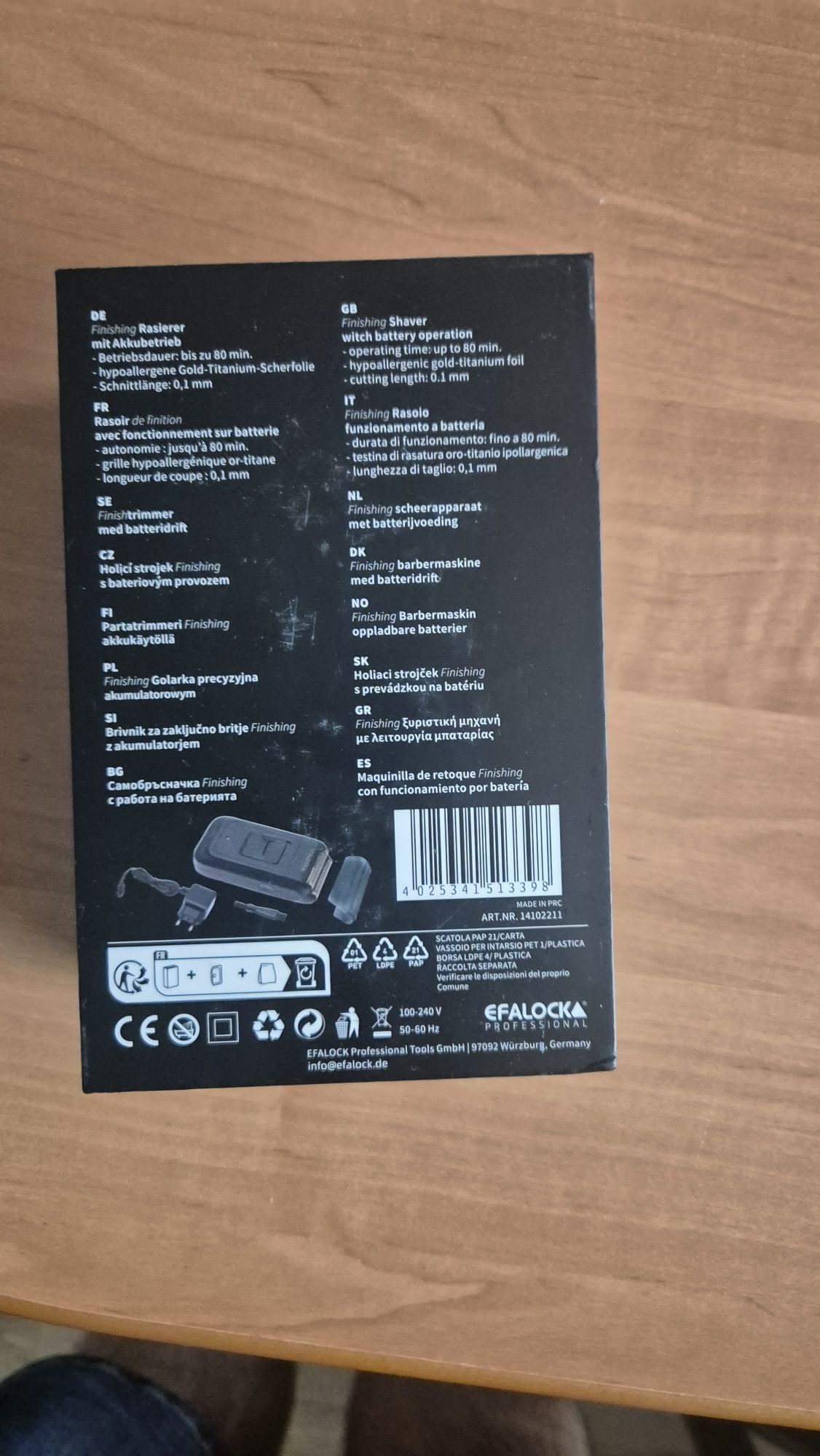 Maszynka do strzyżenia Efalock Professional