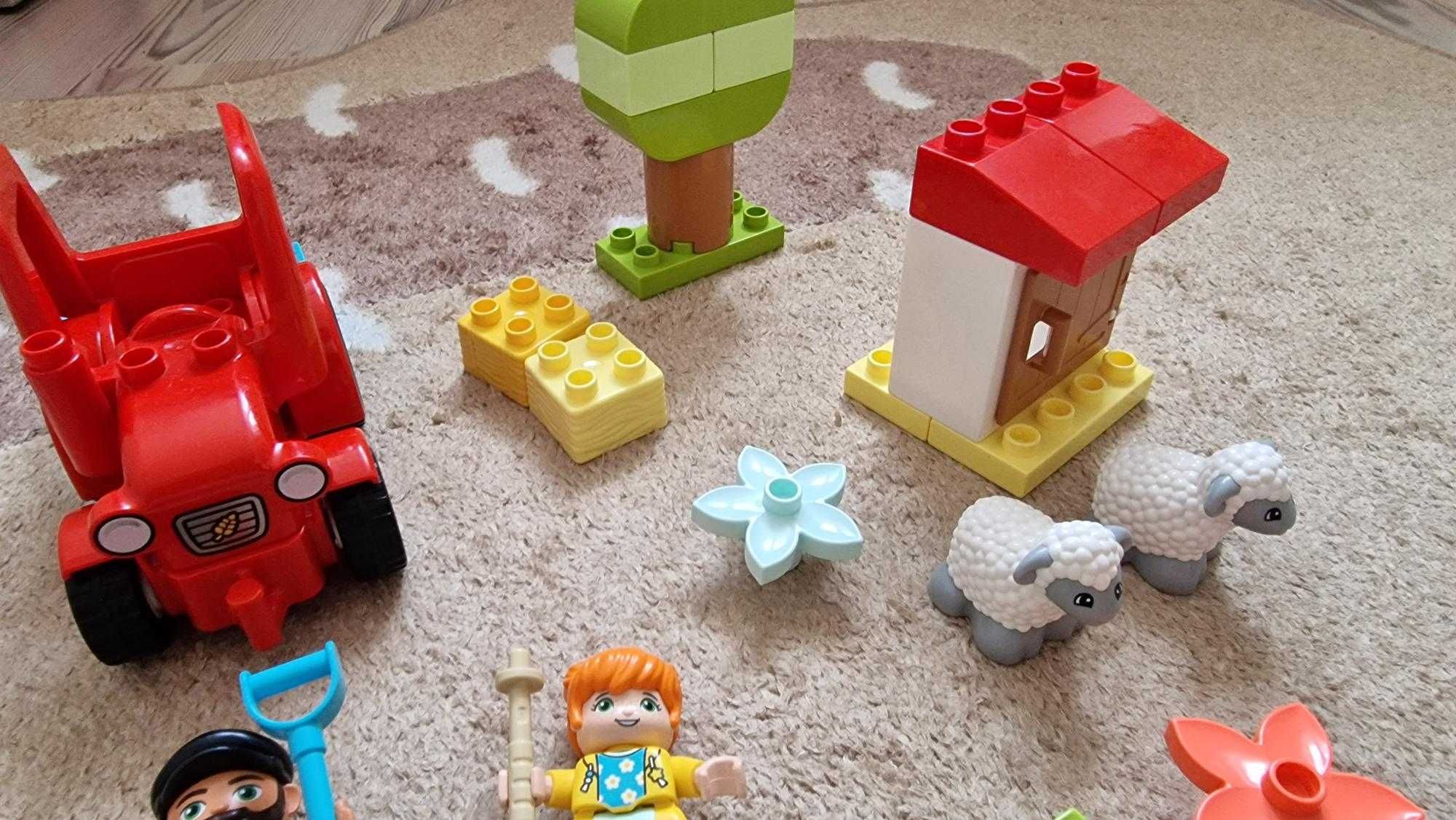 LEGO Duplo 10950 Traktor i zwierzęta gospodarskie KOMPLET B.DOBRY STAN