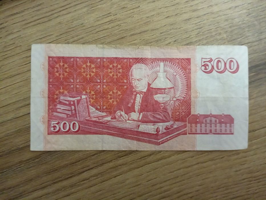 Banknot Sedlabanki Islands 500koron 2001