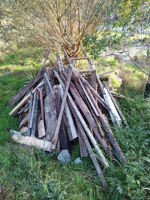 Oddam drewno z rozbiórki