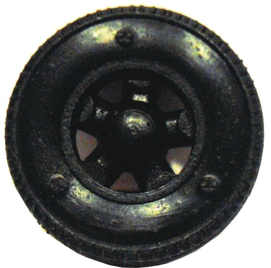 4 Rodas antigas em plástico da JATO para restauro de modelos