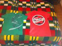 2 Tshirts Capitao America e Coca Cola