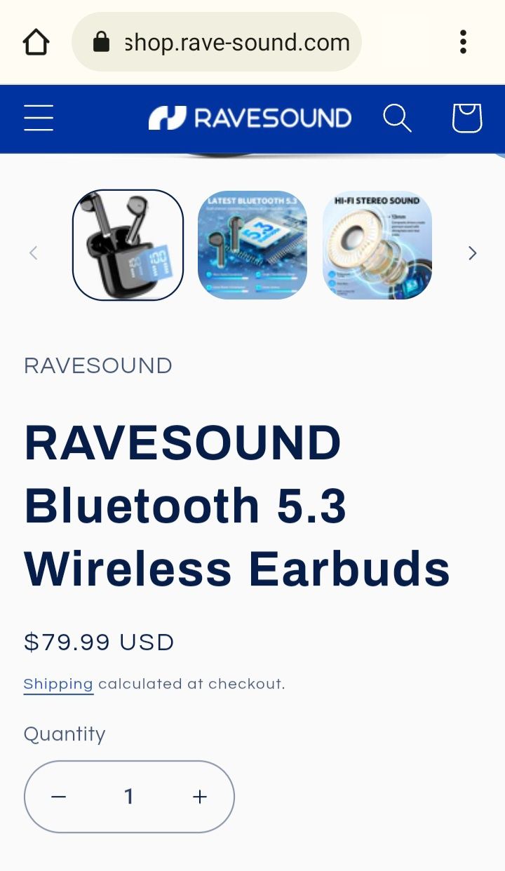 Ravesound Wireless Auriculares 5.3