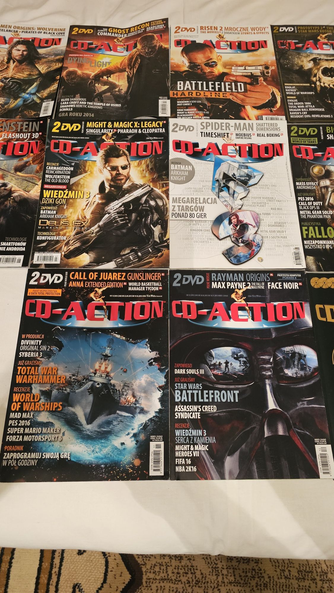 Sprzedam cały rocznik Cd-action z 2015 roku . 13 numerów .