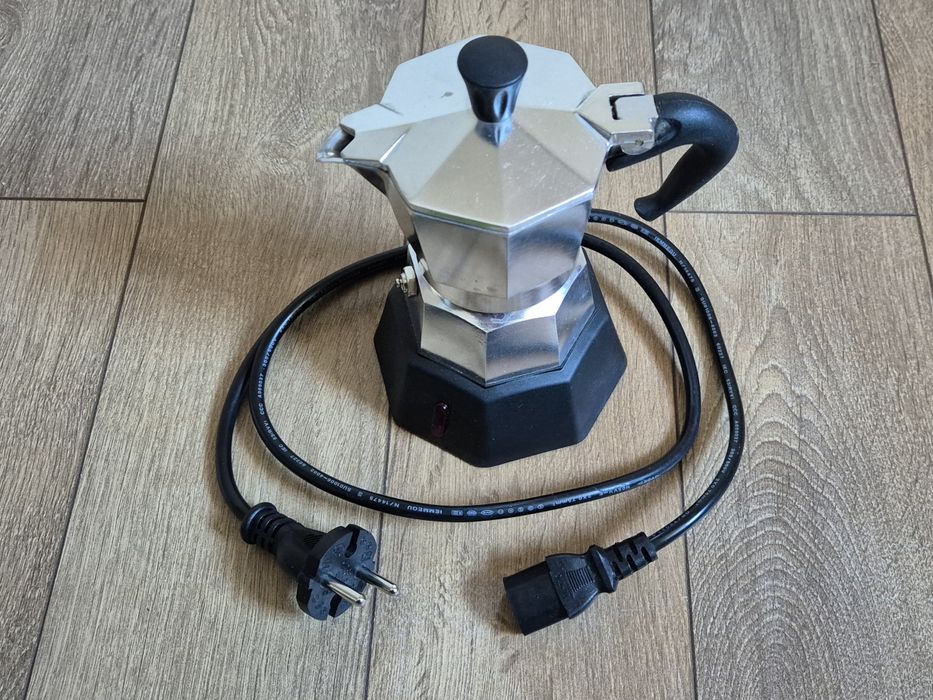 Kawiarka elektryczna Bialetti Elettrika 90ml 2tz aluminiowa