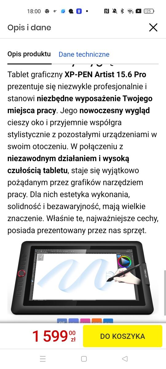 Nowy tablet graficzny