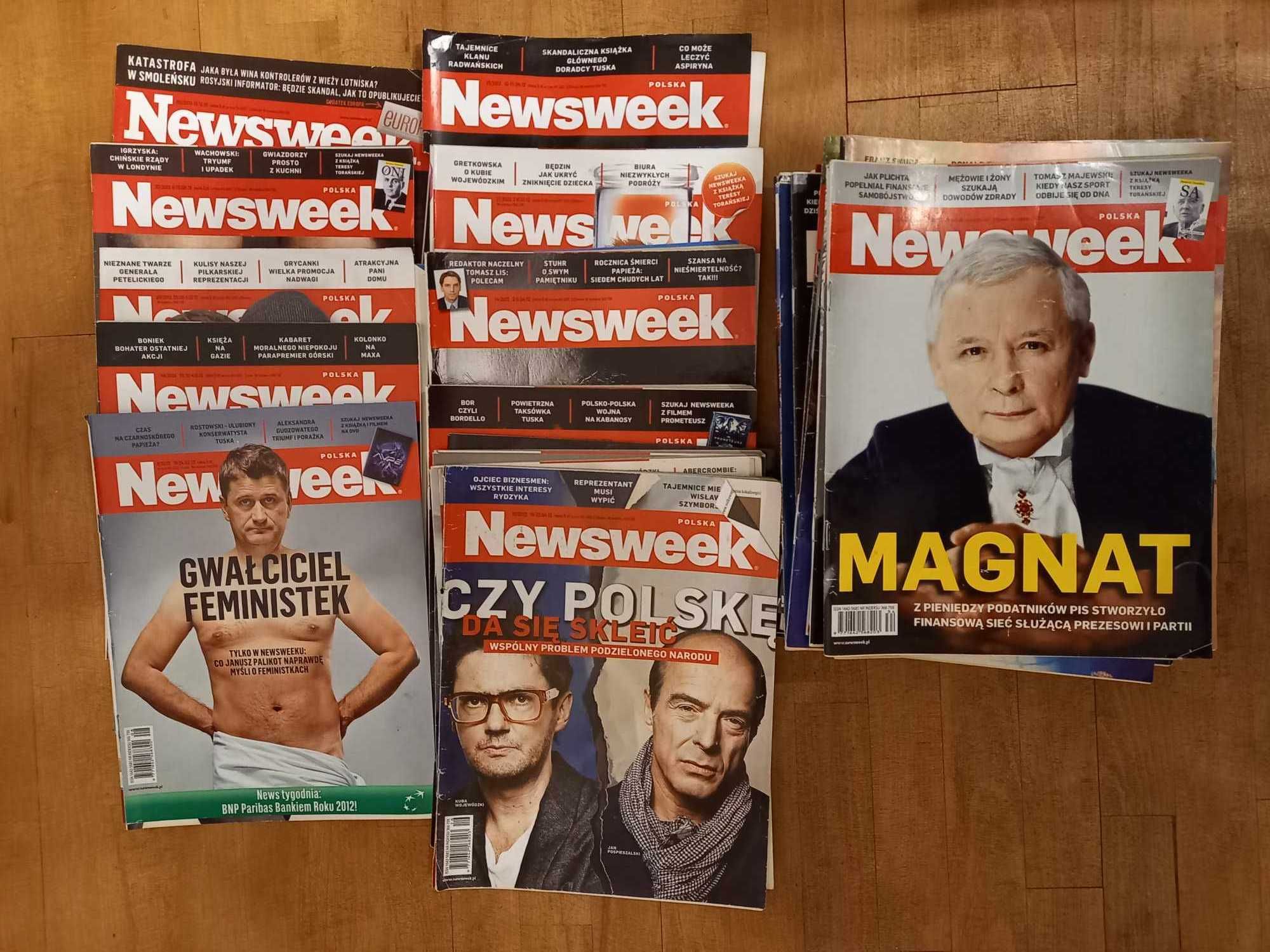 Newsweek - 33 numery. Rok 2010 - 2015.