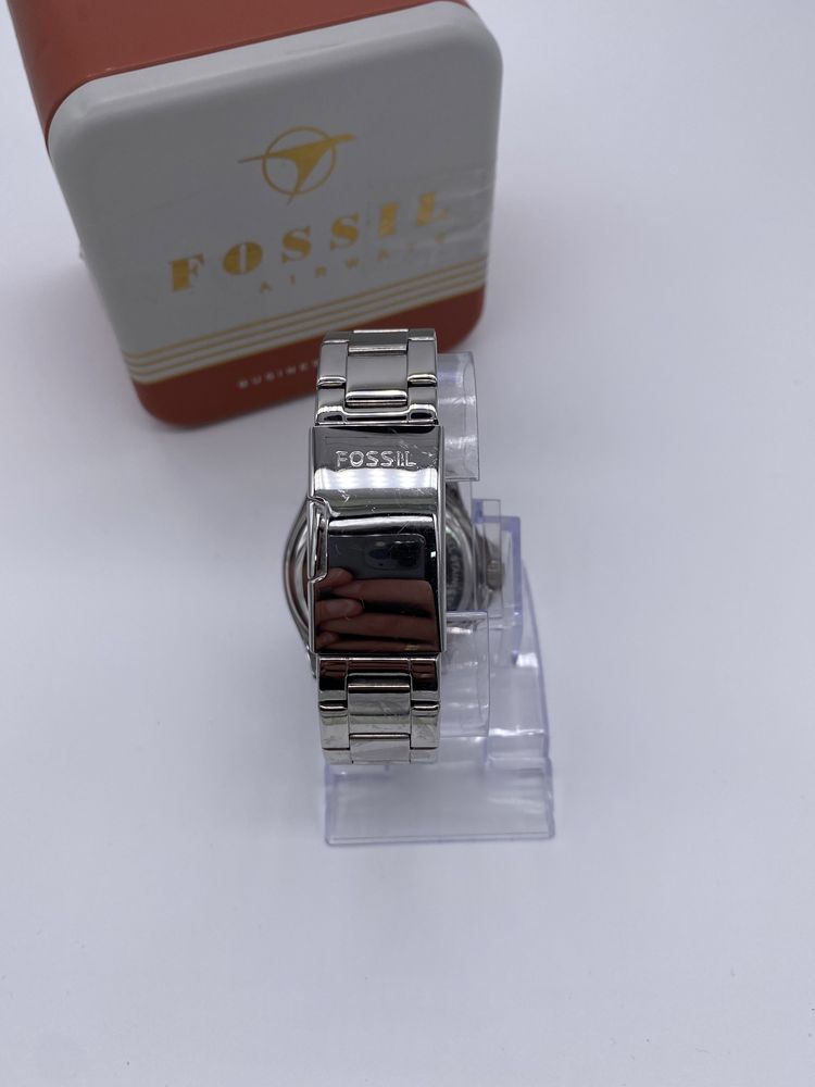 Zegarek damski Fossil AM4481 Srebrny cyrkonie zdobiony bransoleta