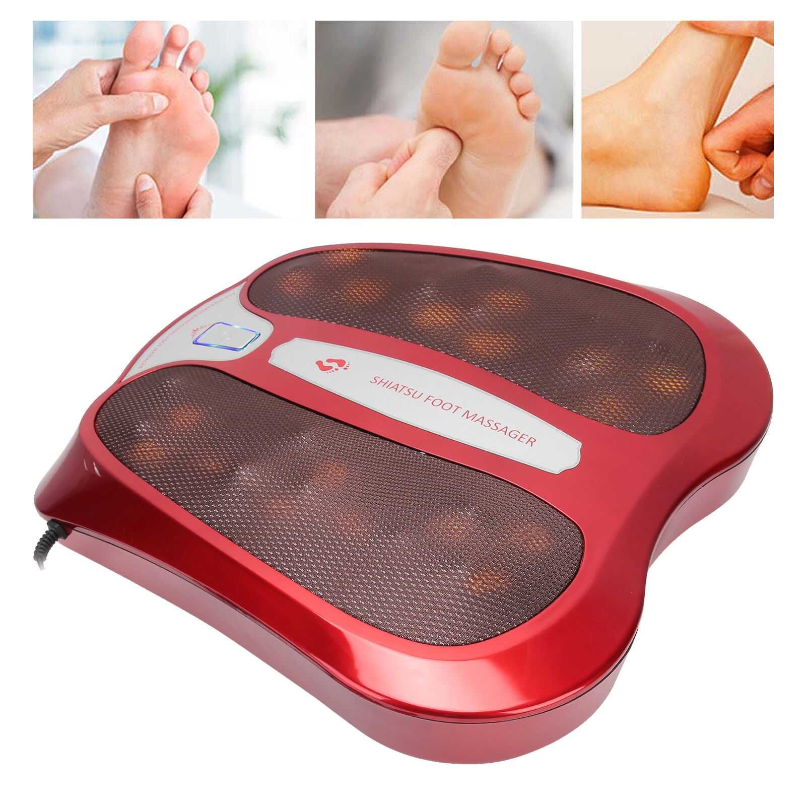 MASSAGADOR DE PÉS COM INFRAVERMELHO SHIATSU