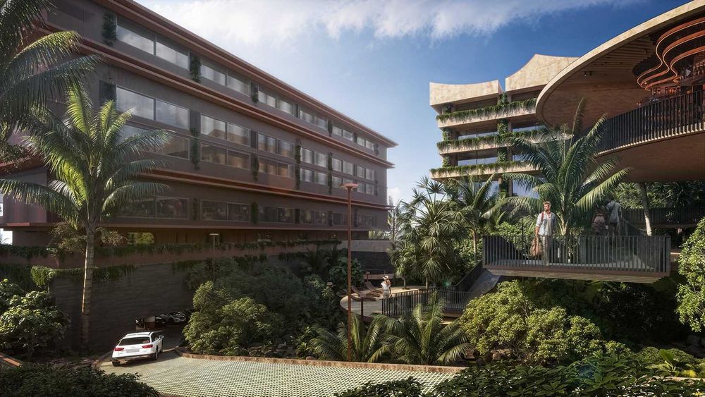 Апартаменты в новом ЖК с видом на океан,Бали,Индонезия