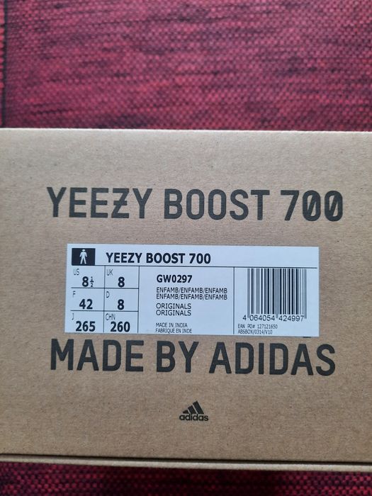 Yeezy 700 enflame amber