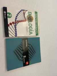 livro biologia  bruño e livro quimica savia 2º bachillerato