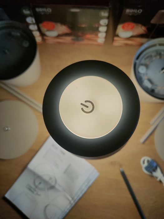 3* Bezprzewodowa lampa stołowa LED  BRILONER stylowa