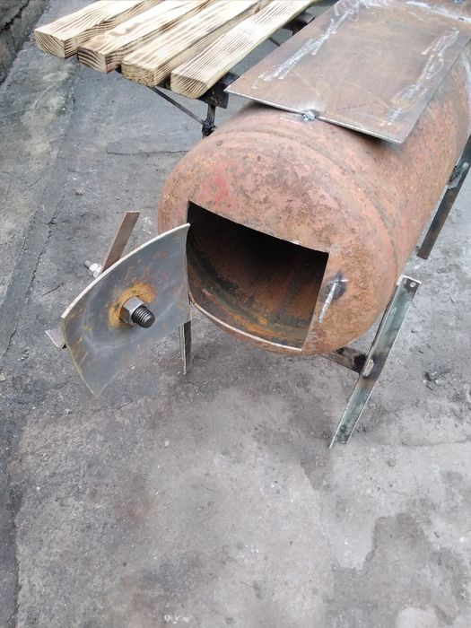 Буржуйка из баллона