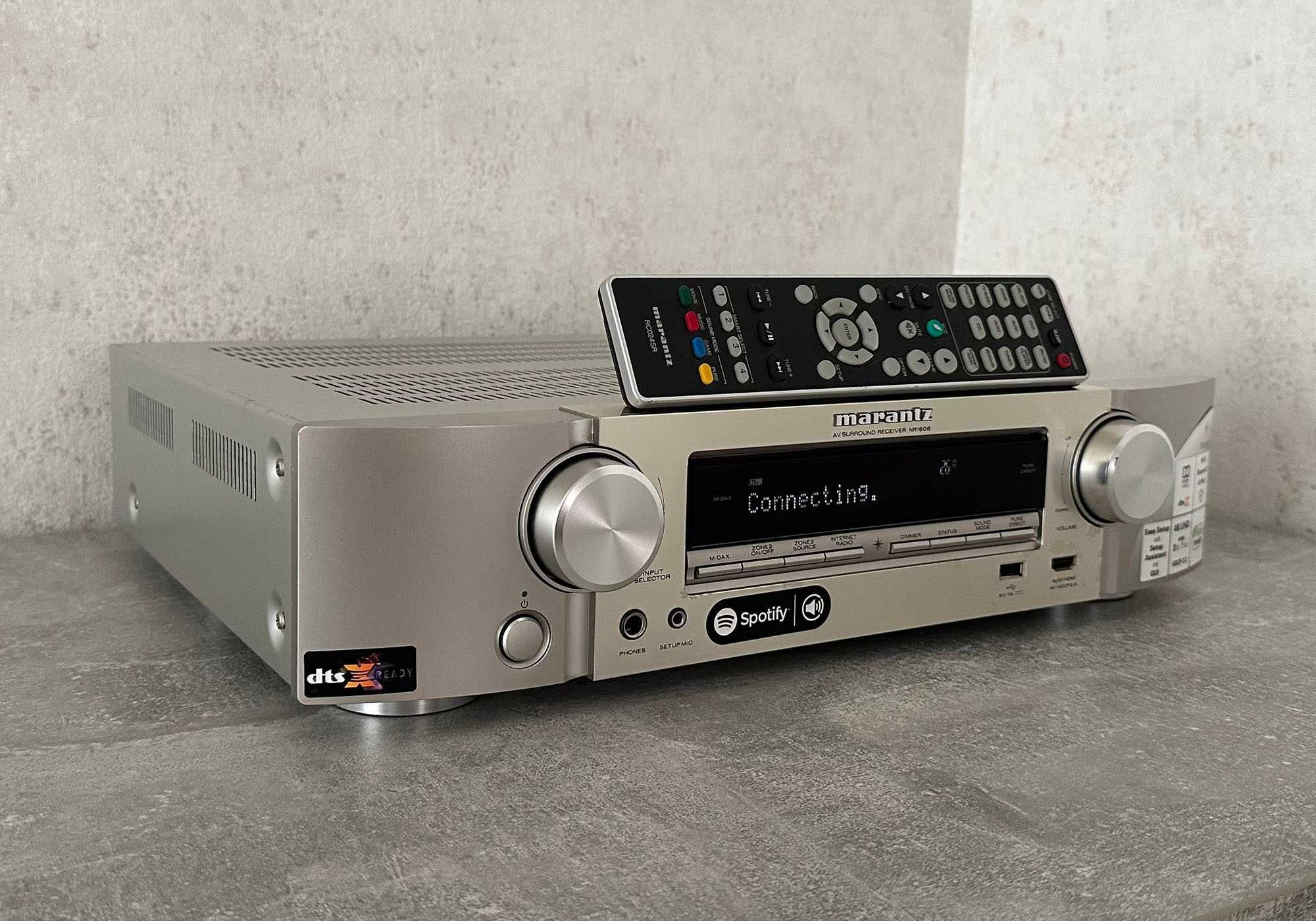 Ресивер Marantz NR1606 (Wi-Fi, Bluetooth, AirPlay, Dolby Atmos, DTS:X)