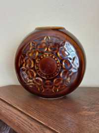 Pruszków- mały porcelanowy wazon, PRL, vintage