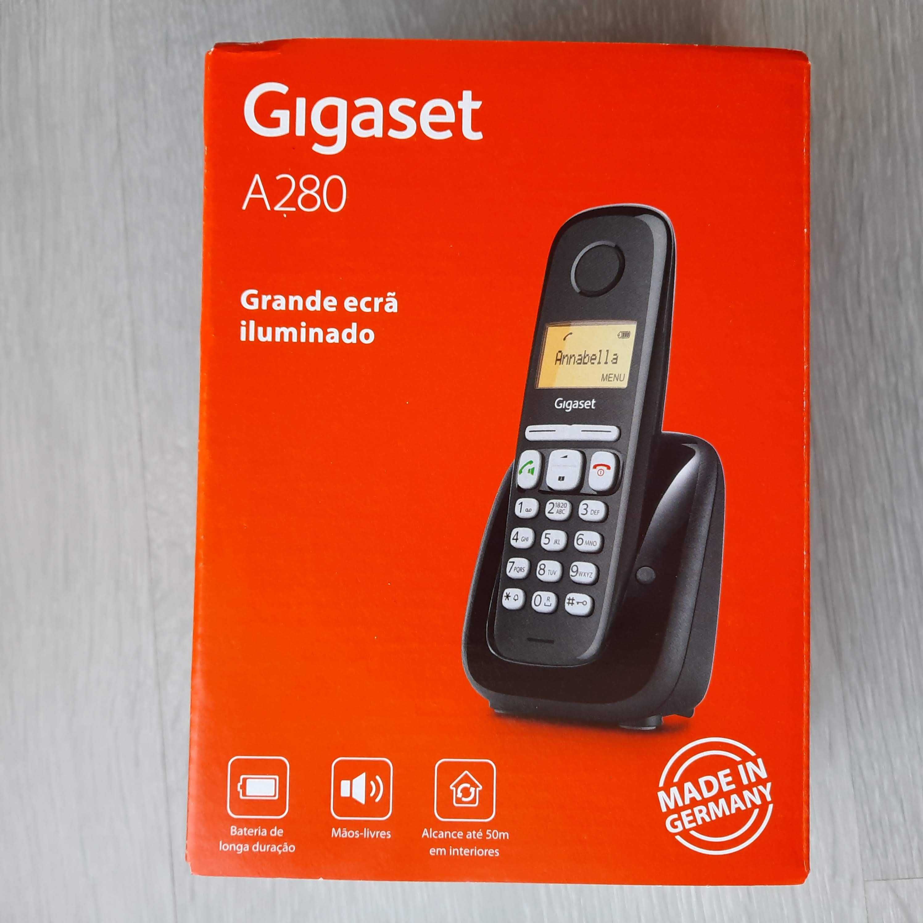 Telefone sem fios Siemens Gigaset A280 (Novo)