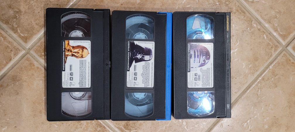 Gwiezdne Wojny Trylogia VHS