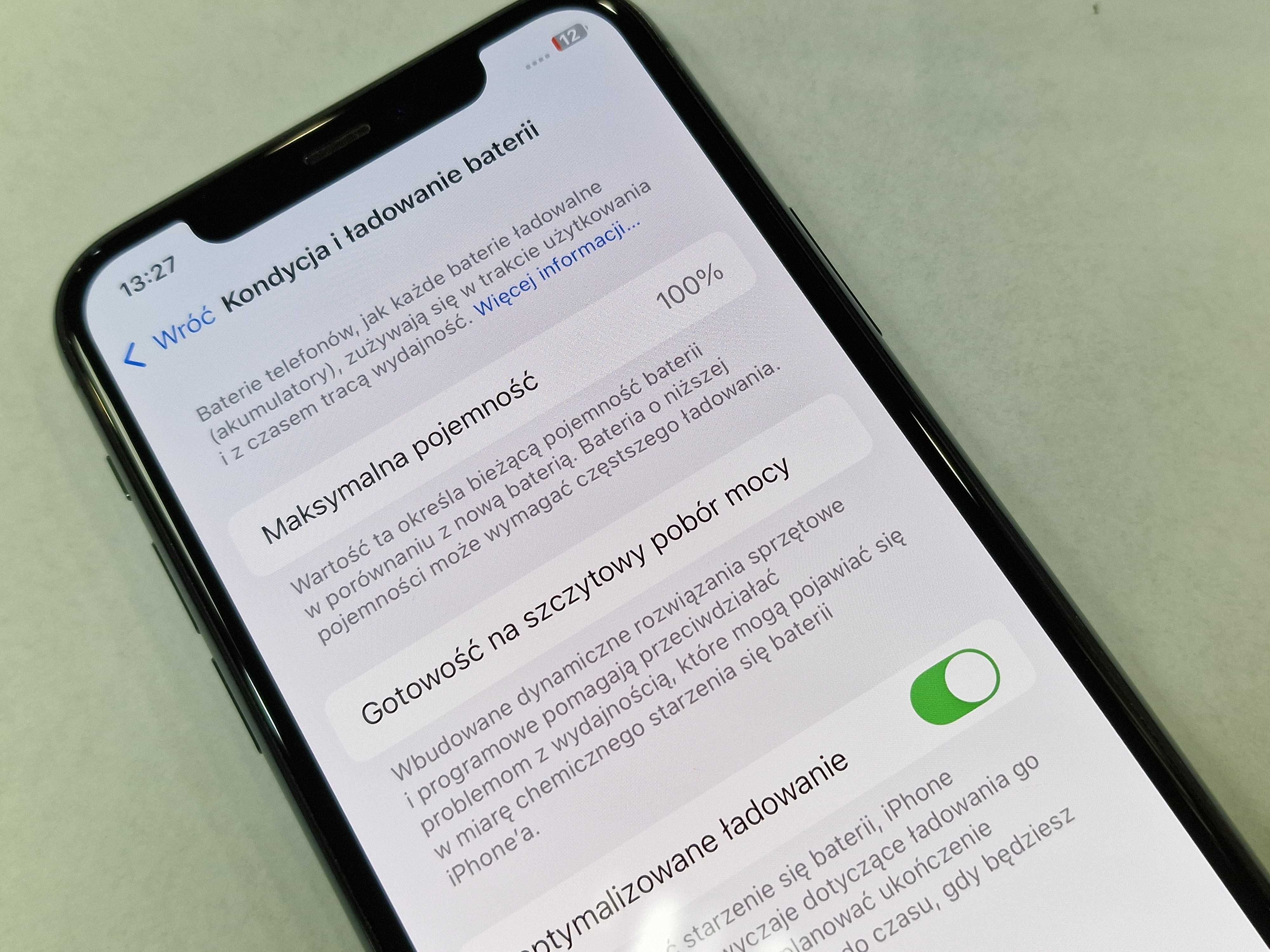 Iphone 11 PRO 256GB/ Midnight Green/ BAT 100%/ Grade A-/ Gwarancja
