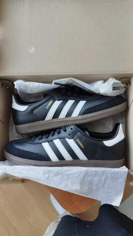 Nowe\B75807*adidas^SambaOG*|Czarny ButyUnisexTrampki.40,5