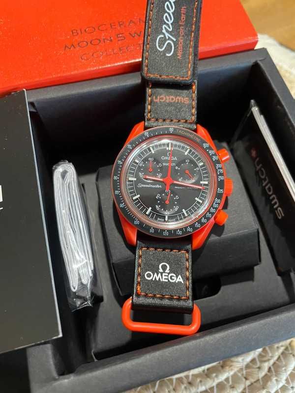 Omega x Swatch Lava SO33O100 Hit Sprzedaży Lato 2024
