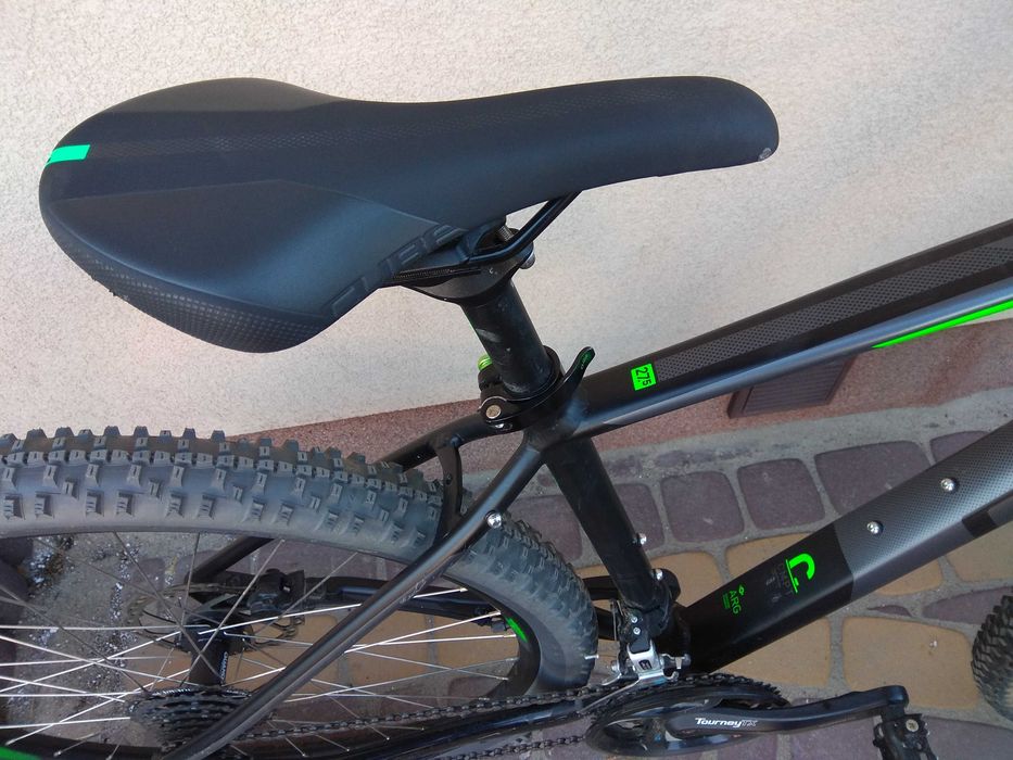 Rower MTB CUBE AIM PRO czarny rama 18 cali koła 27,5cala Shimano DEORE