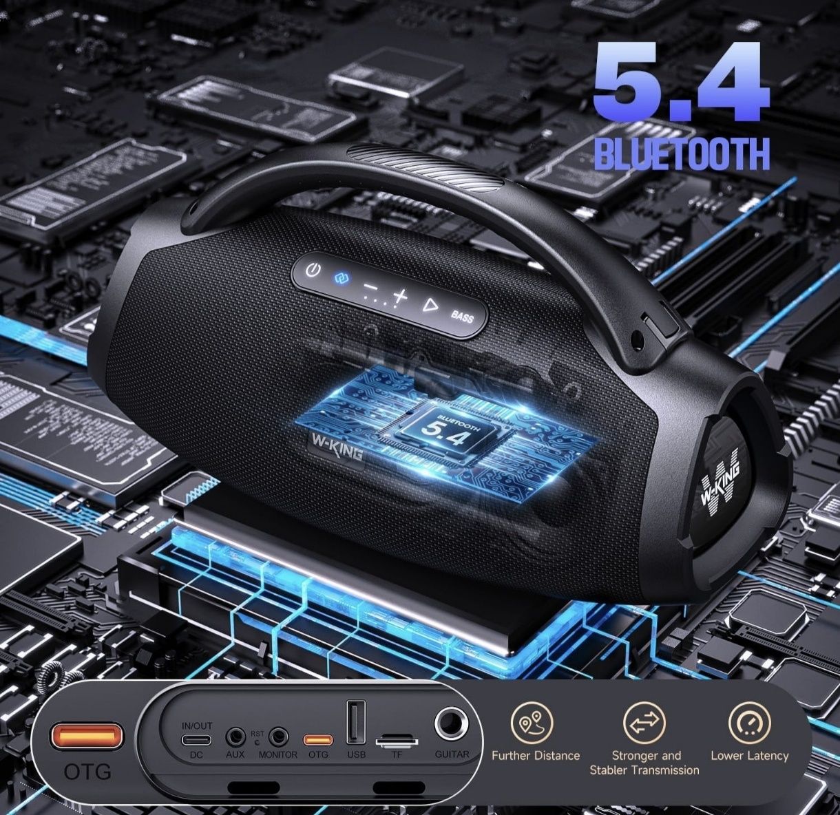 Bezprzewodowy głośnik Bluetooth. Wspaniała jakość!