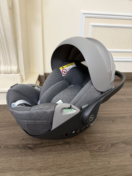 Автокрісло Cybex Cloud T i-Size Mirage Grey + адаптери до шасі