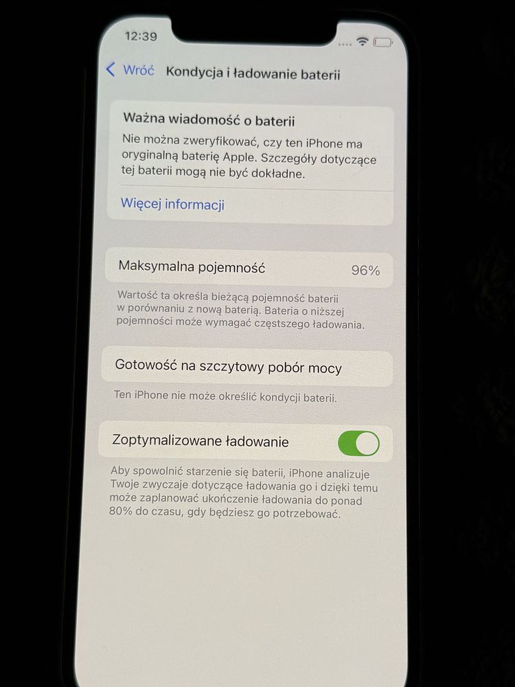 Iphone 12 bialy 128gb