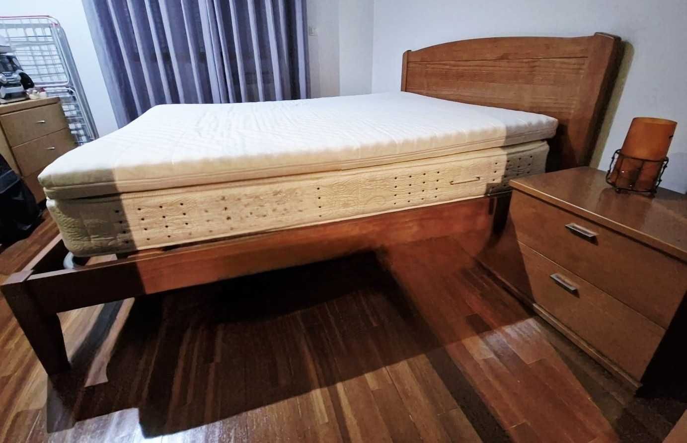 Mobília Quarto Casal c/ Colchão - Braga