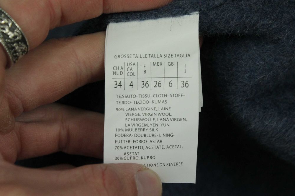 Шикарне преміальне пальто Weekend Max Mara Вовна Шовк Оригінал XS-S