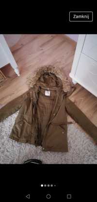 Kurtka parka Khaki Zara trafaluc outwear 38