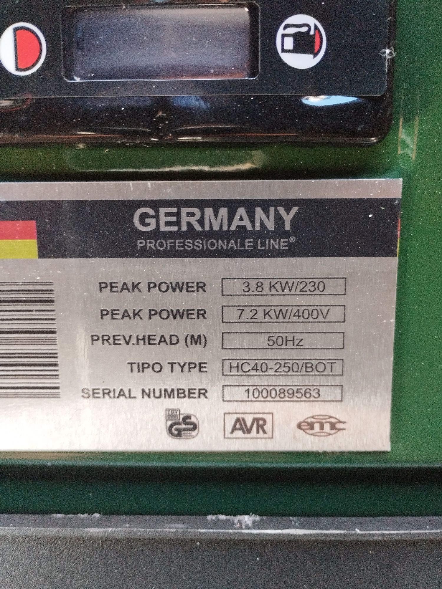 Agregat prądotwórczy 230/400 v