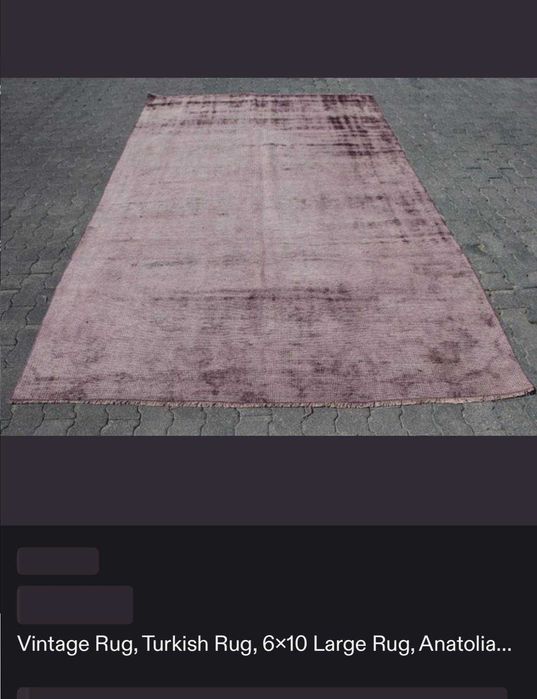 Tapete grande vintage novo - 180x270 cm