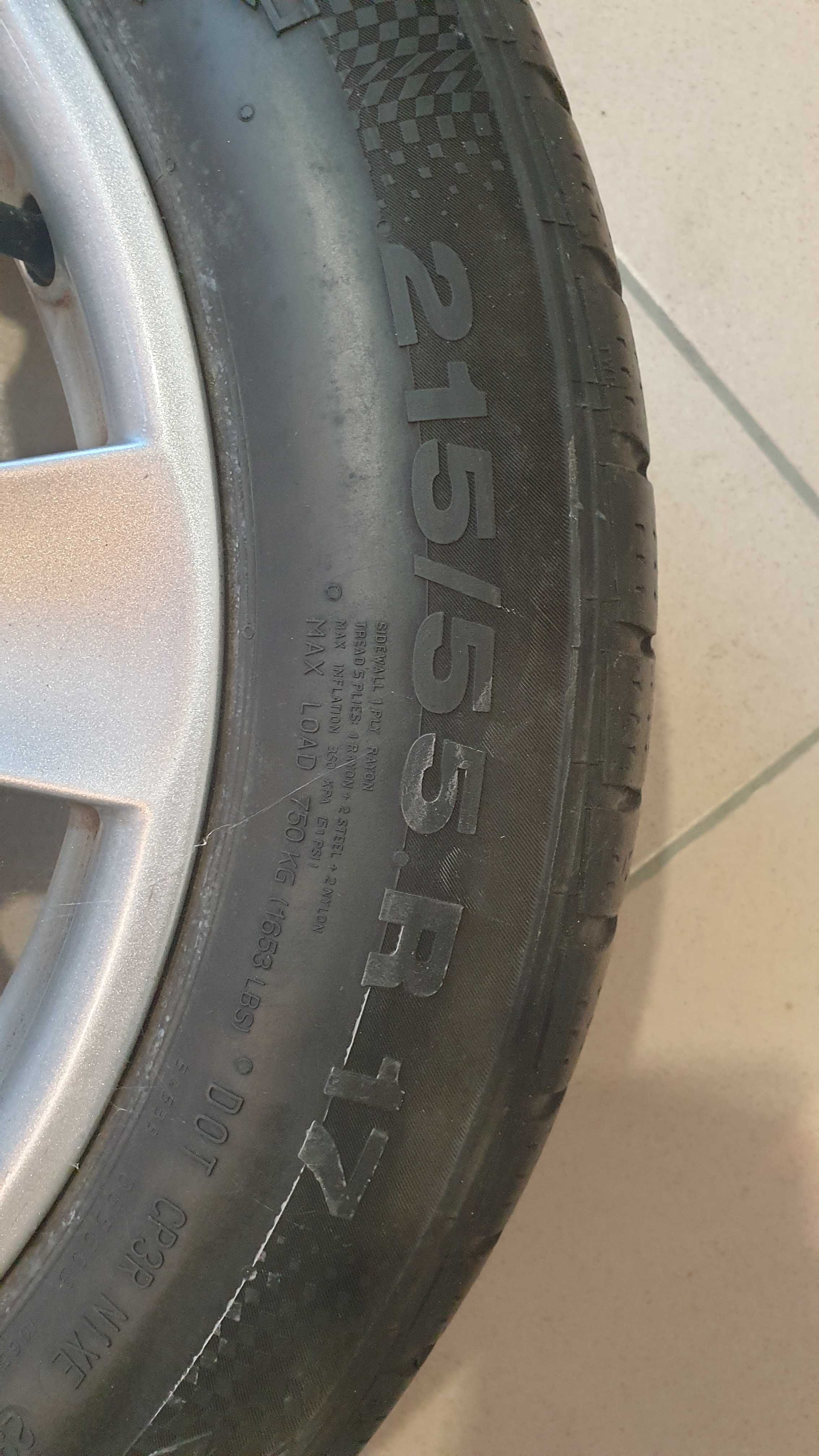 Колеса 4 штуки ( Диски і гума ) Borbet R 17 215/55