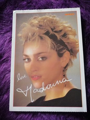 Postal antigo Madonna