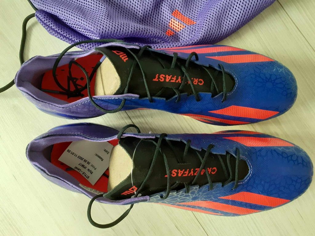 Profesjonalne korki piłkarskie Adidas X Crazyfast Salah+ FG r.45 1/3