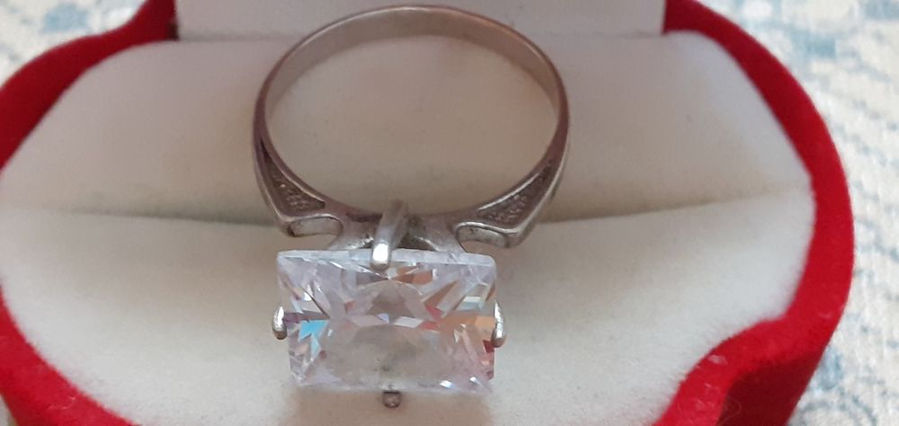 Серебряное кольцо  серьги сережки  925 проба