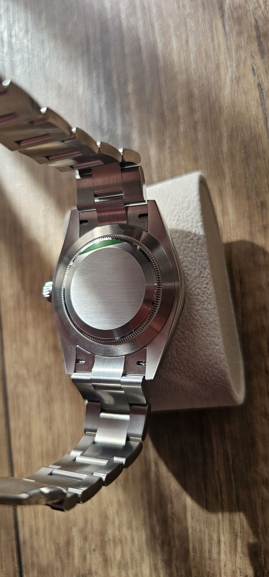 Zegarek Rolex Oyster Perpetual 41 mm, stał, srebrny ref. 124300