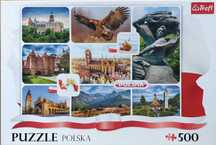 Puzzle Polska 500 elementów
