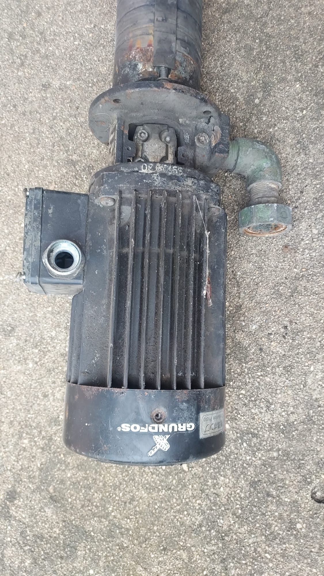 Bomba de água Grundfos utilizada