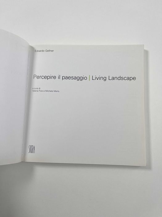 Edoardo Gellner Percepire il paesaggio Living Landscape skira 2004